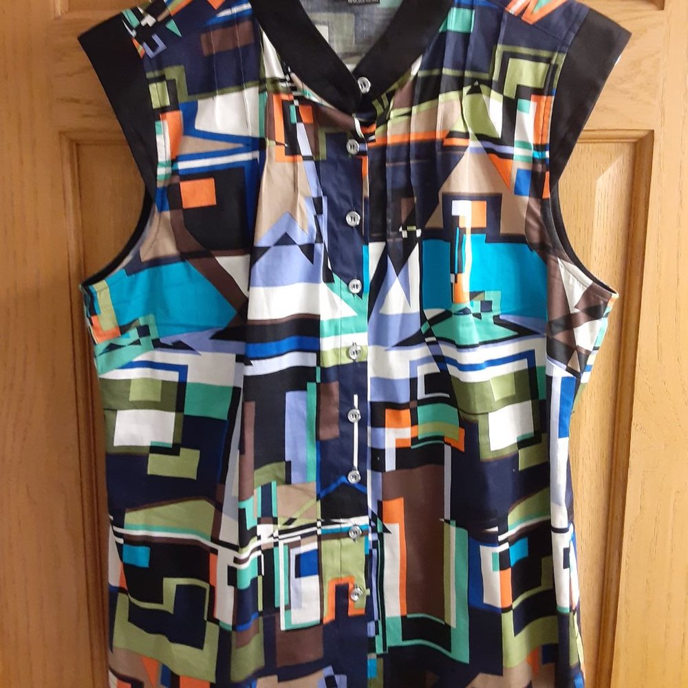 Etcetera button-up blouse